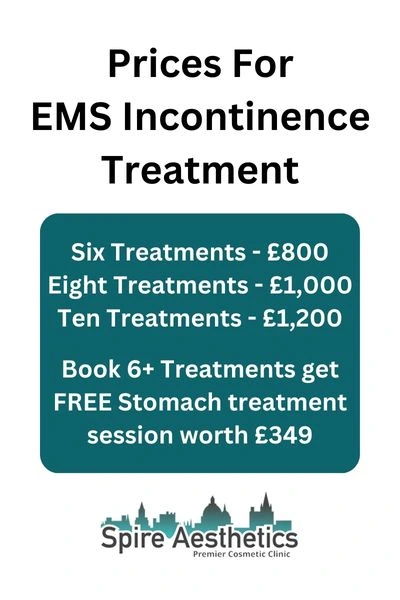EMS Incontinence Treatment Prices Stirling