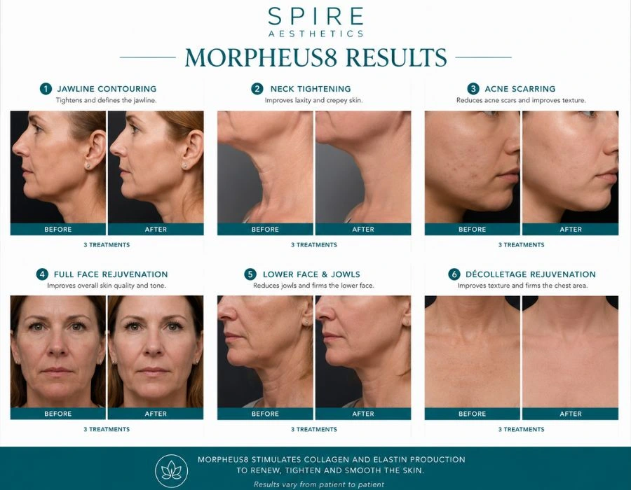 RF Microneedling Skin tightening Stirling results
